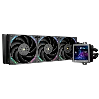 Система жидкостного охлаждения/ Water Cooling System Thermalright Frozen Vision 360 V2 (360mm, LED, Black, ARGB/ Fans: 3x120mm, 69CFM, 27dBA, 2150RPM/ Pump height 60mm, 23dBA, 3000RPM, Rad thickness 2 (F-VISION-BL-360-ARGB-V2)