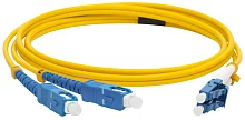 Патч-корд оптический LANMASTER, LSZH, симплексный, LC/ UPC-SC/ UPC, SM OS2, 3.0 м (LAN-LC-SC/SU-3.0)