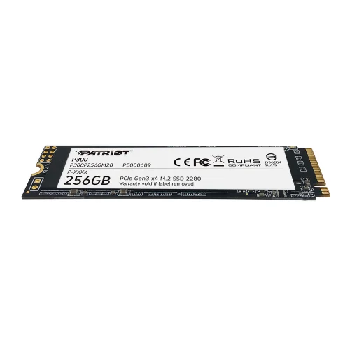 Твердотельный накопитель Patriot P300 SSD M.2 2280 256Gb PCI-E 3.0 x4 3D QLC 1700/ 1100MB/ s IOPS 290K/ 260K (P300P256GM28) фото 3