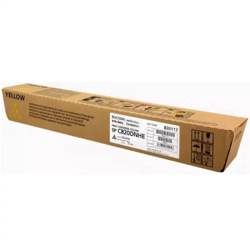 Принт-картридж Ricoh тип SPC820DNHE (820117) (820117) Принт-картридж Ricoh тип SPC820DNHE желтый 15000 страниц для Aficio SP C820DN/ C821DN (820117)