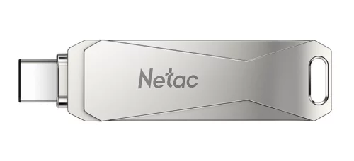 Флеш Диск Netac U782C 512Gb [NT03U782C-512G-30PN], USB3.0+TypeC, металлическая
