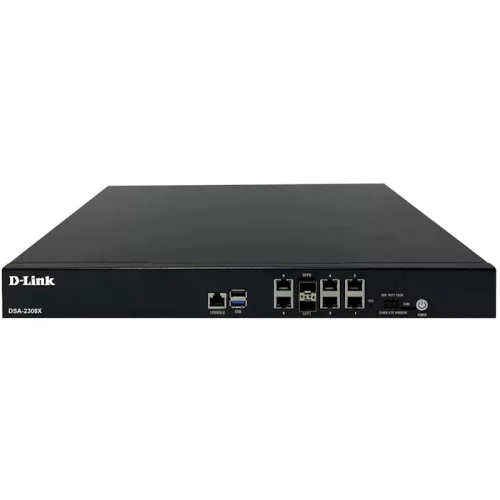 *Маршрутизатор D-Link Service Router, 6x1000Base-T, 2x10GBase-X SFP+, 2xUSB ports, RJ45 Console (DSA-2308X/ A1A) (DSA-2308X/A1A)