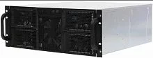 Procase RE411-D0H16-FC-55 Корпус 4U server case,0x5.25+16HDD,черный,без блока питания,глубина 550мм,MB CEB 12"x10,5", панель вентиляторов 3*120x25 PWM