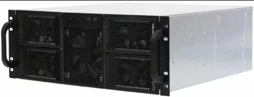 Procase RE411-D0H16-FC-55 Корпус 4U server case,0x5.25+16HDD,черный,без блока питания,глубина 550мм,MB CEB 12