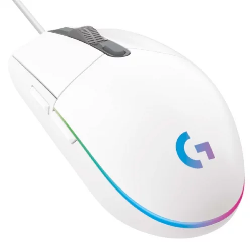 Мышь Logitech Gaming G102 (910-005824) (910-005824) Мышь Logitech Gaming G102 Wired, Lightsync RGB, USB, 6 кнопок, 2.1 m, White (910-005824)