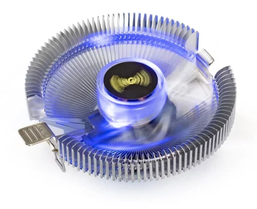 Exegate EX286146RUS Кулер ExeGate Wizard EE91-BLUE (Al, LGA775/1150/1151/1155/1156/1200/AM2/AM2+/AM3/AM3+/AM4/FM1/FM2/754/939/940, TDP 75W, Fan 90mm, 2200RPM, Hydro bearing, 3pin, 22db, 215г, голубая