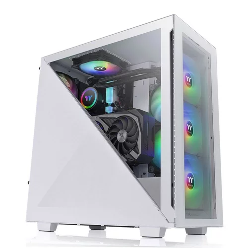 Корпус Thermaltake Divider 300 TG Snow ARGB CA-1S2-00M6WN-01 White/ Win/ SPCC/ Tempered Glass*2/ 120mm Standard CA-1S2-00M6WN-01 Fan*1/ 120mm ARGB Fan*3 (527590)