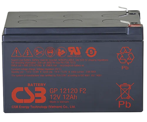 CSB Аккумуляторная батарея для ИБП (12V/ 12Ah) (GP12120 F2 CSB)