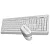 Клавиатура + мышь A4Tech Fstyler FG1010 (FG1010 WHITE) (FG1010 WHITE)