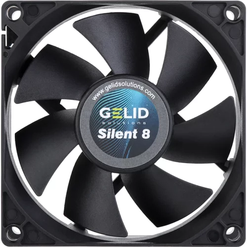 Вентилятор для корпуса ПК/ Вентилятор GELID Silent 8, 80x80x25 мм, 1600 об/мин, 19 дБА