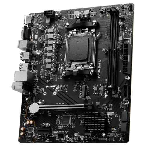 Материнская плата MSI PRO B650M-E B650, AM5, 2*DDR5, 1*PCIEx16, 1*PCIEx1, 1*M.2, 6*USB3.2Gen1, 6*USB2.0, 4*SATA3.0, 1G, VGA, HDMI, M-ATX, RTL фото 4