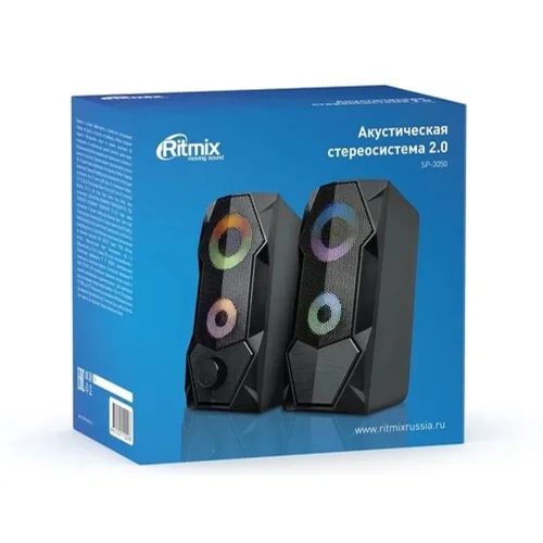 RITMIX SP-3050 {RMS: 10 Вт (2 х 5 Вт), Диаметр динамиков: 2.5’’, Частотный диапазон: 180 -20 кГЦ, Отношение сигнал/шум: 80 дБ} фото 2