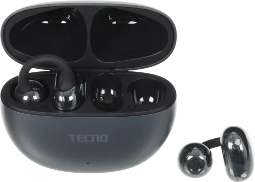 Гарнитура внутриканальные Tecno OW01 серый беспроводные bluetooth клипса (OW01 GREY)
