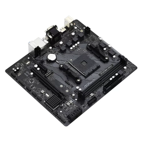 Материнская плата ASRock OEM A520M-HDV, Socket AM4, AMD A520, 2xDDR4-3200, D-SUB+DVI-D+HDMI, 1xPCI-Ex16, 1xPCI-Ex1, 4xSATA3 0/ 1/ 10), 1xM.2, 8 Ch Audio, GLan, (2+4)xUSB2.0, (4+2)xUSB3.2, 1xPS/ 2, mATX, RTL {20} (932267) (A520M-HDV||OEM) фото 3