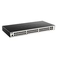 Коммутатор/ DGS-3000-52X/B Managed L2 Switch 48x1000Base-T, 4x10GBase-X SFP+, Surge 6KV, CLI, RJ45 Console, RPS, Dying Gasp (DGS-3000-52X/B2A)