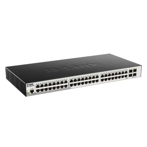 Коммутатор/ DGS-3000-52X/B Managed L2 Switch 48x1000Base-T, 4x10GBase-X SFP+, Surge 6KV, CLI, RJ45 Console, RPS, Dying Gasp (DGS-3000-52X/B2A)