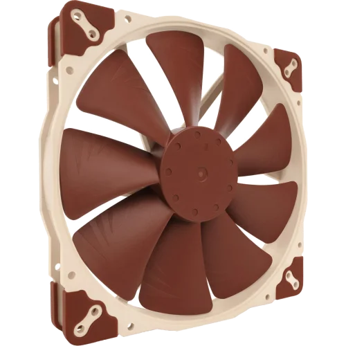 Кулер для корпуса/ Case Cooler Noctua NF-A20 5V PWM (200x200x30mm, 4-pin PWM, 86.46CFM, 18.1dBA, 800RPM, Beige/Brown)