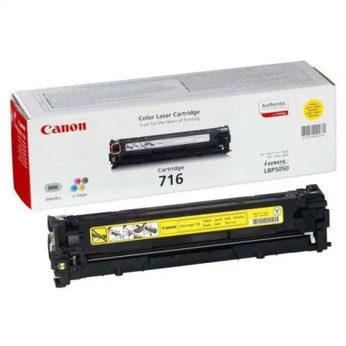 Картридж CANON 716Y, желтый, 1500 страниц, для LBP 5050/ N/ MF 8030/ 50CN (1977B002)