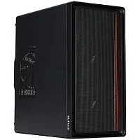 1STPLAYER Корпус WD1 Black / mATX / 3x120mm fans / WD1-BK-3F