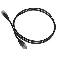 Патч-корд TWT RJ-45 2 м черный (TWT-45-45-2.0-BK)