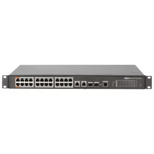 Коммутатор Dahua DH-PFS4226-24ET-240 24x RJ45 PoE (DH-PFS4226-24ET-240)