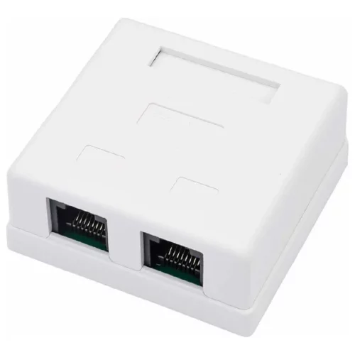 Rexant (03-0151) Розетка компьютерная 2-порта RJ-45(8P8C), категория 5е, внешняя