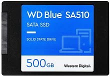 Твердотельный накопитель SSD WD Blue 3D NAND WDS500G3B0A 500ГБ 2,5" SATA-III (TLC)