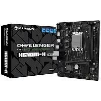 Материнская плата Maxsun MS-Challenger H610M-H WIFI H610, LGA1700, 2*DDR4, 1*PCIEx16, 1*PCIEx1, 1*M.2, 4*USB3.2Gen1, 6*USB2.0, 2*SATA3.0, 1G, HDMI, M-ATX, RTL (6940709662359)