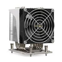 Exegate EX293437RUS Кулер ExeGate ESNK-P0064AP4.PWM.4U.SP3.Cu (Al+Cu, 4U, 6 тепл. трубок, LGA SP3, TDP 280W, PWM, 1900-3800RPM, 2 ball bearing, 4pin, 44db, 730г, на винтах, с термопастой, Retail box)