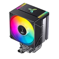 Кулер для процессора/ CPU Cooler JONSBO CR-1400 EVO ARGB (180W, 4-pin PWM, 130mm, Al/ Cu, 4x6mm, ARGB, 1x92mm, 38.2CFM, 33.8dBA, 2200RPM, S: 1700/ 1200/ 115X, AM4/ AM5 Black) (CR-1400 EVO ARGB BLACK)