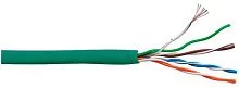 Кабель LANMASTER патч-кордовый UTP, 4x2, кат 5E, 350Mhz, LSZH, зеленый, 305 м (LAN-5EUTP-PT-LSZH-GN)