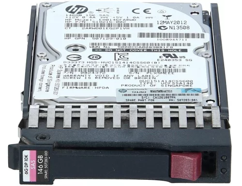HP 146GB 6G SAS 10K rpm SFF (2.5-inch) HotPlug Enterprise (507125-B21)