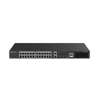 Коммутатор смарт 24*1Гб/ c POE + 2*1Гб/ SFP, POE бюджет 370 Вт (RG-ES228GS-P)