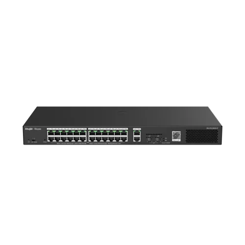 Коммутатор смарт 24*1Гб/ c POE + 2*1Гб/ SFP, POE бюджет 370 Вт (RG-ES228GS-P)