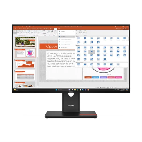 Монитор Lenovo ThinkVision T27-40 (64A5MAT6EU) Монитор Lenovo ThinkVision T27-40 27 16:9 FHD (1920x1080) IPS, 120Hz, 300N, 1xHDMI 1.4, 1xDP 1.2, 1xVGA, 3xUSB-A (USB 5Gbps), 1xUSB-C (USB 5Gbps, PD 15W), 1xUSB-B (USB 5Gbps), LTPS, 1Y (64A5MAT6EU)