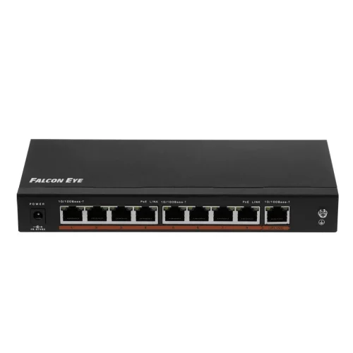 Коммутатор Falcon Eye FE-108E-POE 9 портов 10/ 100 Мбит/ с (00-00103033)