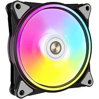 Вентилятор в корпус ALSEYE HALO PRO B-P (rubber screw) FAN 120mm, hydraulic, 800~2100rpm, max 51.87CFM, max 26dBA, ARGB. PWM, Black, RTL (AS.04.02.0084)