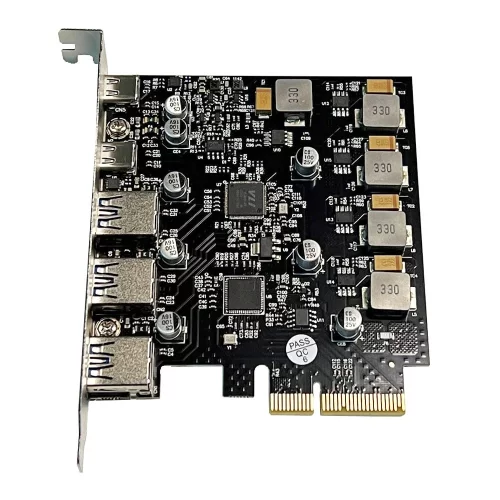 ORIENT AM-U3142PE-3A2C, Контроллер PCI-Ex4 v3.0, USB 3.2 Gen2, скорость до 10 Гбит/ с, 5-port ext (3xType-A + 2xType-C), ASM3142+VL820-Q8 chipset, Self powered (31351) фото 3