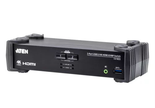 ATEN 2-Port USB 3.0 4K HDMI KVMP™ Switch (CS1822-AT-G)