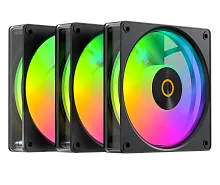 Вентилятор для корпуса Ocypus Gamma F12 Elite BK ARGB 3 IN 1, 120x120x25mm, 4-PIN PWM, 600-1800 RPM, 26 DBA MAX, HYDRO BEARING