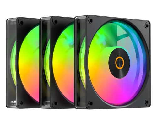 Вентилятор для корпуса Ocypus Gamma F12 Elite BK ARGB 3 IN 1, 120x120x25mm, 4-PIN PWM, 600-1800 RPM, 26 DBA MAX, HYDRO BEARING