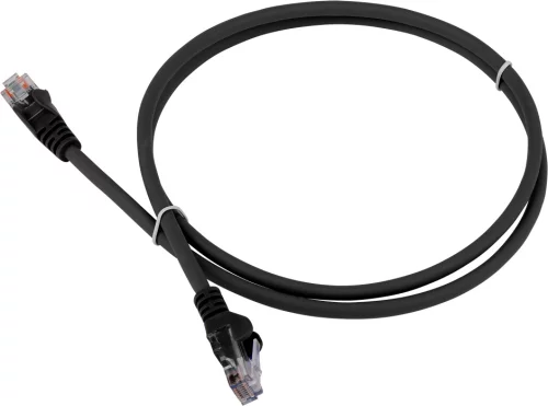Патч-корд LANMASTER LSZH UTP кат.6, 2.0 м, черный (LAN-PC45/ U6-2.0-BK) (LAN-PC45/U6-2.0-BK)