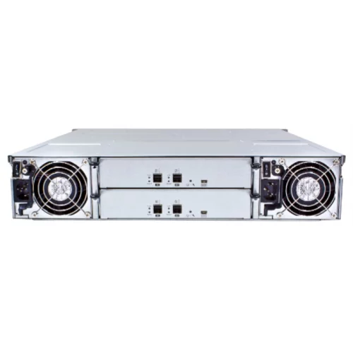 *Полка расширения сетевого хранилища Infortrend 2U/ 12bay dual redundant controller expansion enclosure 4x 12Gb SAS ports, 2x(PSU+FAN module), 12xdrive trays, 2x 12G to 12 G SAS cables and 1xRackmount kit(JB 3012R) (JB3012R10A0-8U32) фото 2