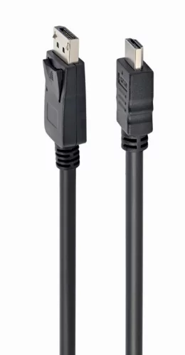 Кабель DisplayPort-HDMI Gembird/ Cablexpert 3м, 20M/ 19M, черный, экран, пакет(CC-DP-HDMI-3M) фото 3
