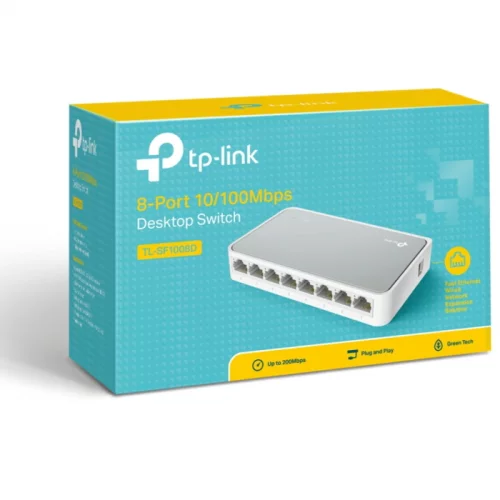 Коммутатор TP-LINK 8x RJ45 (TL-SF1008D) фото 5
