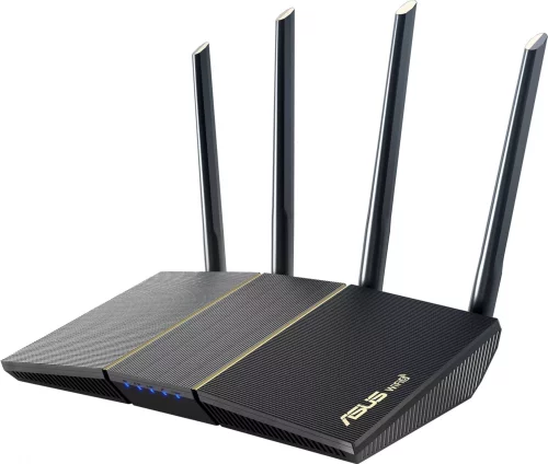 ASUS RT-AX57 Go/ / 802.11 a/ b/ g/ n/ ac/ ax, 2402+574 Mbps, 2,4 + 5 gGz, 5 internal antennas; 90IG08N0-MU9C00