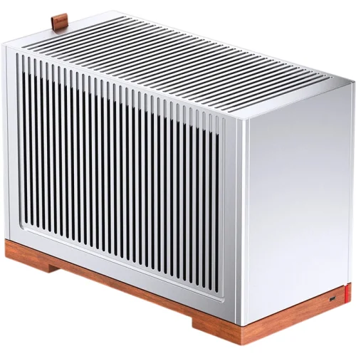 Корпус без блока питания/ Case JONSBO T9, Micro-Tower, no fan, 1xUSB-C 3.2, SFX PSU Support, mITX Silver (T9-5.0 SILVER) фото 2