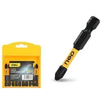 Набор торсионных бит для ударных шуруповертов 10шт Deli DL251050 PH2*50мм, сталь S2, пласт.кейс