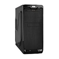 Exegate EX269437RUS Корпус Miditower UN-604 Black, ATX, 2*USB+2*USB3.0, Audio