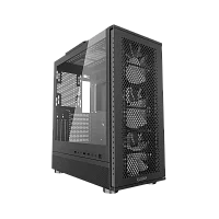 Корпус без блока питания/ Case PCCooler ME200 MESH BK, Midi-Tower, TG, Mesh, 3x120mm ARGB, 1xUSB-A 3.0 + 2xUSB-A 2.0, E-ATX, ATX, mATX, mITX Black